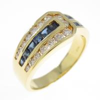 K18YG サファイヤリング