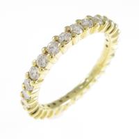 K18YG フルエタニティ ダイヤモンドリング