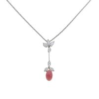 K18WG コンクパールネックレス