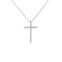 PT クロス ダイヤモンドネックレス