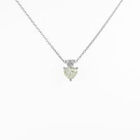 PT ハート ダイヤモンドネックレス