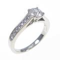 【リメイク】プラチナダイヤモンドリング 0．416ct・E・VVS1・EXT H＆C
