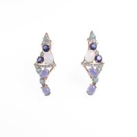 750PG／750WG カラーストーンピアス