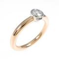 ティファニー ビゼット ラウンド リング 0．22ct・H・IF・3EXT