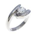 プラチナダイヤモンドリング 0．655ct・H・VS2・GOOD