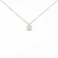 【リメイク】K18YG ソリティア ダイヤモンドネックレス