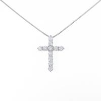 【新品】プラチナダイヤモンドネックレス 1．003ct・F・VVS2?SI1・VG