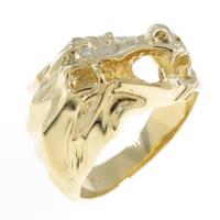 K18YG ドラゴン ダイヤモンドリング