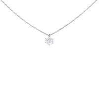 【リメイク】プラチナダイヤモンドネックレス 0．318ct・E・I1・VG