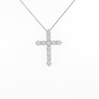 【リメイク】PT クロス ダイヤモンドネックレス