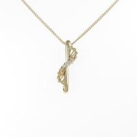 K18YG ダイヤモンドネックレス