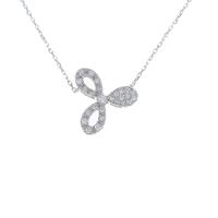 【リメイク】K18WG フラワー ダイヤモンドネックレス