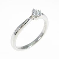 プラチナダイヤモンドリング 0．204ct・D・SI1・3EXT H＆C