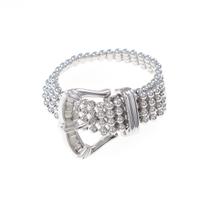 K18WG ベルト ダイヤモンドリング