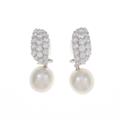PT／K18WG／K14WG シロチョウパールイヤリング