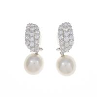 PT／K18WG／K14WG シロチョウパールイヤリング