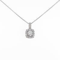 【リメイク】プラチナダイヤモンドネックレス 0．312ct・D・SI1・VG