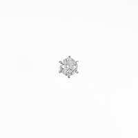 【リメイク】プラチナダイヤモンドピアス 片耳 0．500ct・E・I1・VG