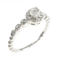 K18WG ダイヤモンドリング