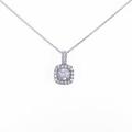 【リメイク】プラチナダイヤモンドネックレス 0．304ct・D・VVS1・VG