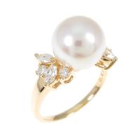 タサキ シロチョウパールリング