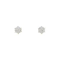 【リメイク】K18YG／ST ダイヤモンドピアス 0．304ct・0．322ct・K?L・VS2?SI1・EXT H＆C