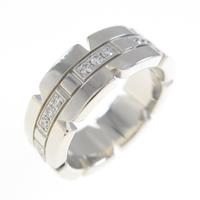 カルティエ タンクフランセーズ ハーフダイヤ リング