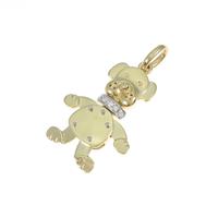 ポメラート ドッグ ダイヤモンドペンダント