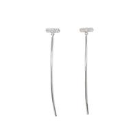 K18WG ダイヤモンドピアス