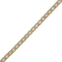 K18YG ダイヤモンドブレスレット