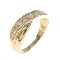 K18YG ダイヤモンドリング