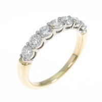 ティファニー ハーフサークル シェアドプロングセッティング リング