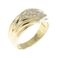 K18YG ダイヤモンドリング