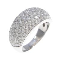 18KWG パヴェ ダイヤモンドリング