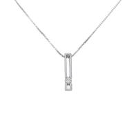 K18WG ダイヤモンドネックレス