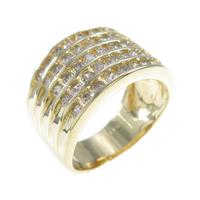 K18YG ダイヤモンドリング