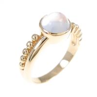 K18YG ムーンストーンリング