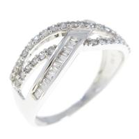 K18WG ダイヤモンドリング