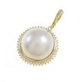 K18YG マベパールペンダント