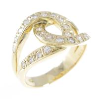 K18YG ダイヤモンドリング