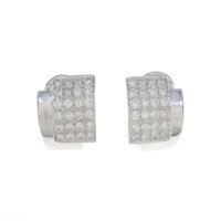 K18WG ダイヤモンドピアス