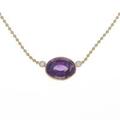 K18YG アメジストネックレス