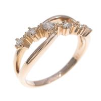 K18PG ダイヤモンドリング