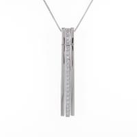 K18WG 2WAY ダイヤモンドネックレス