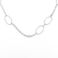 K18WG ダイヤモンドネックレス