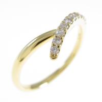 K18YG ダイヤモンドリング