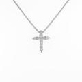 PT クロス ダイヤモンドネックレス