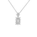 プラチナダイヤモンドネックレス 0．346ct・L・VS2・ファンシーカット