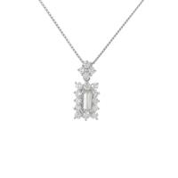 プラチナダイヤモンドネックレス 0．346ct・L・VS2・ファンシーカット