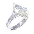 プラチナダイヤモンドリング 2．011ct・VLY・SI1・マーキスカット